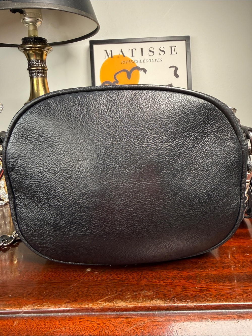 Valentino Mario Black Quilted Leather Crossbody Bag - Picture 3 of 7